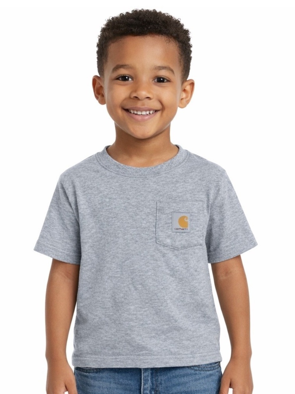 NEW Carhartt SS Pocket Tee Shirt in Heather Grey